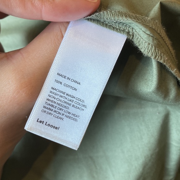 Kate Spade Saturday Olive Button Down - Picture 7 of 7